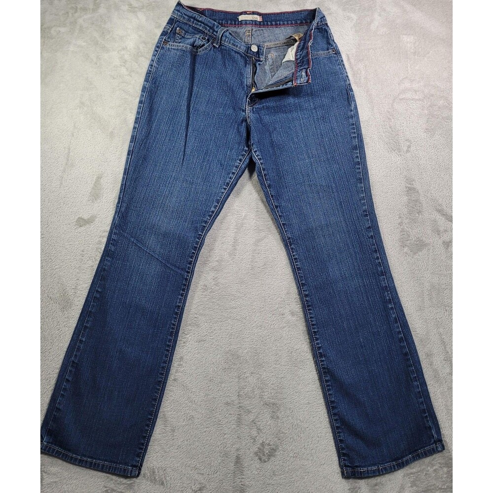Vintage Levi's 550 Relaxed Bootcut Jeans Womens 10M Blue Stretch Denim 33x30